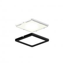  K4006SQ-4K-BK - Kit of 3 Ultra Slim Square Under Cabinet Puck Lights