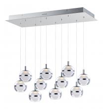  E24599-93PC - Swank-Multi-Light Pendant