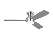 Visual Comfort 3IKR52BSD - Ikon 52" Dimmable Integrated LED Indoor Brushed Steel Hugger Ceiling Fan with Light Kit